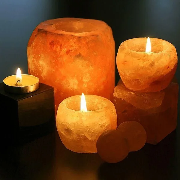 Salt Candle Holders