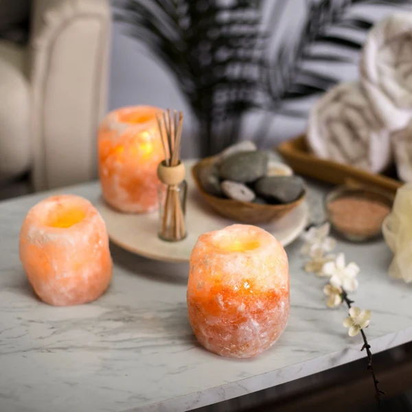 Salt Candle Holders